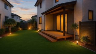 四日市市の戸建て外構に施工された人工芝のイメージ