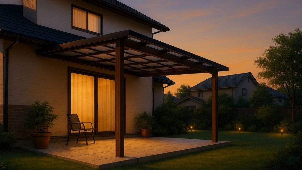 【米子市】テラス屋根の価格目安｜雨で勝手にキレイになる5つの仕組み