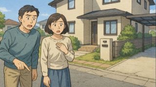 【我孫子市】外構で損するトラブル5選|金額交渉で損しないコツ 我孫子市で夫婦が外構トラブルで困っているイメージ