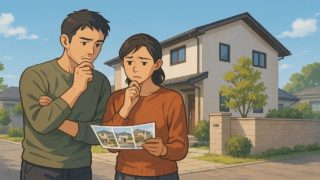 【足利市】外構業者の選び方と探し方の基本|現場の裏側から見た業者5選 足利市で夫婦が外構業者の選び方と探し方を考えているイメージ