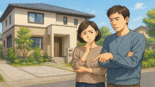 【府中市】外構業者の選び方と探し方を解説|後悔体験から学ぶ防衛策5つ 府中市で夫婦が外構業者の選び方と探し方を考えているイメージ