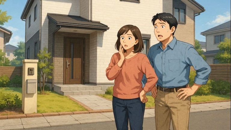 深谷市で夫婦が外構トラブルで困っているイメージ