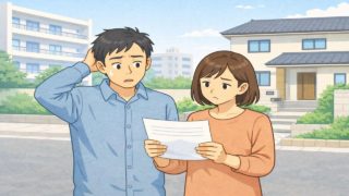 福岡県で夫婦が外構見積もりで悩んでいるイメージ