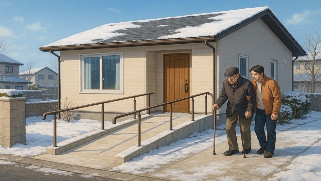 【八戸市】外構バリアフリー工事のコツ5選｜介護用に見せないおしゃれ外構