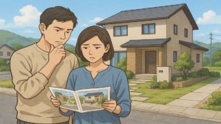 東広島市で夫婦が外構業者の選び方と探し方を考えているイメージ