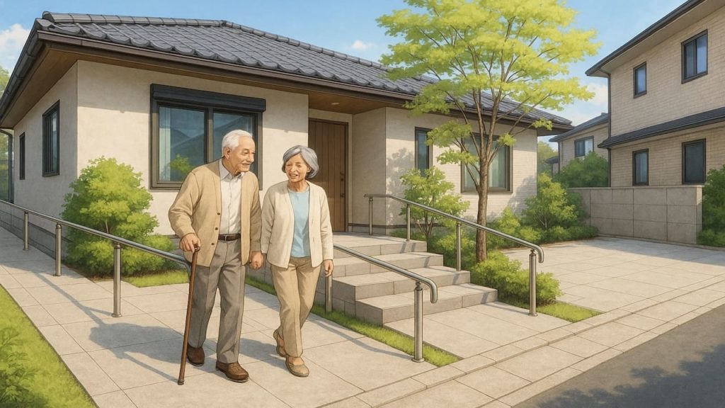 【東久留米市】外構バリアフリー化のポイント5個｜庭とテラスを使いやすくする