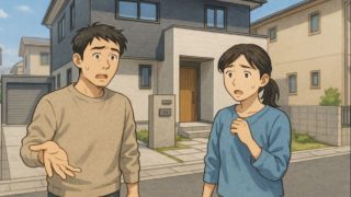 東大阪市で夫婦が外構トラブルで困っているイメージ