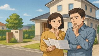 今治市で夫婦が外構業者の選び方と探し方を考えているイメージ