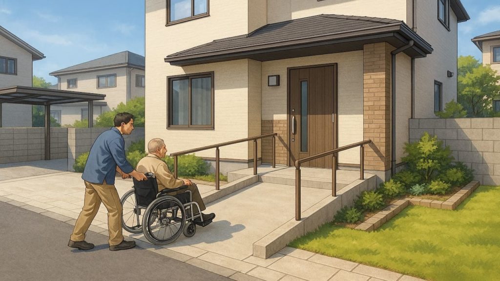 【門真市】外構バリアフリー対応の注意点5つ｜介護と通院をラクにする外構