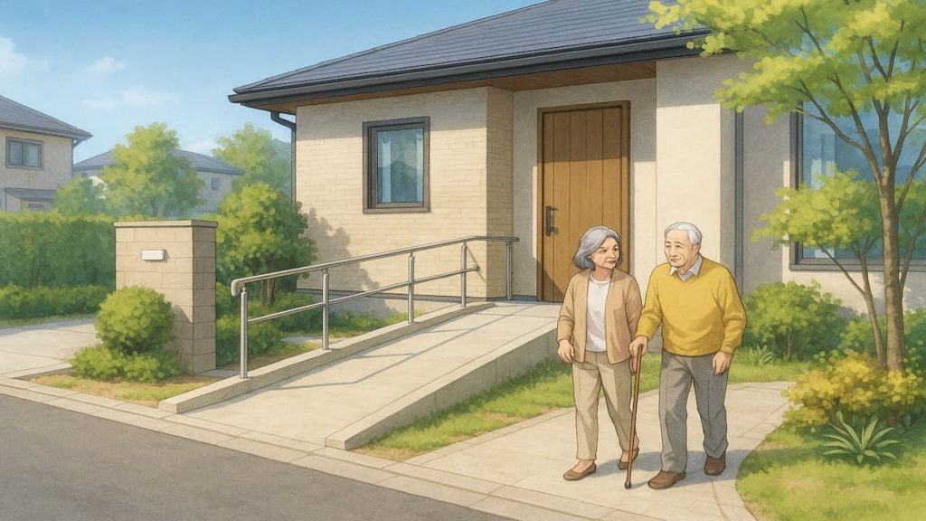 【甲斐市】外構のバリアフリー仕様例5つ｜高齢者が暮らしやすい外構