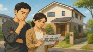 【柏市】外構業者の選び方と探し方のコツ|見積の落とし穴5選 柏市で夫婦が外構業者の選び方と探し方を考えているイメージ