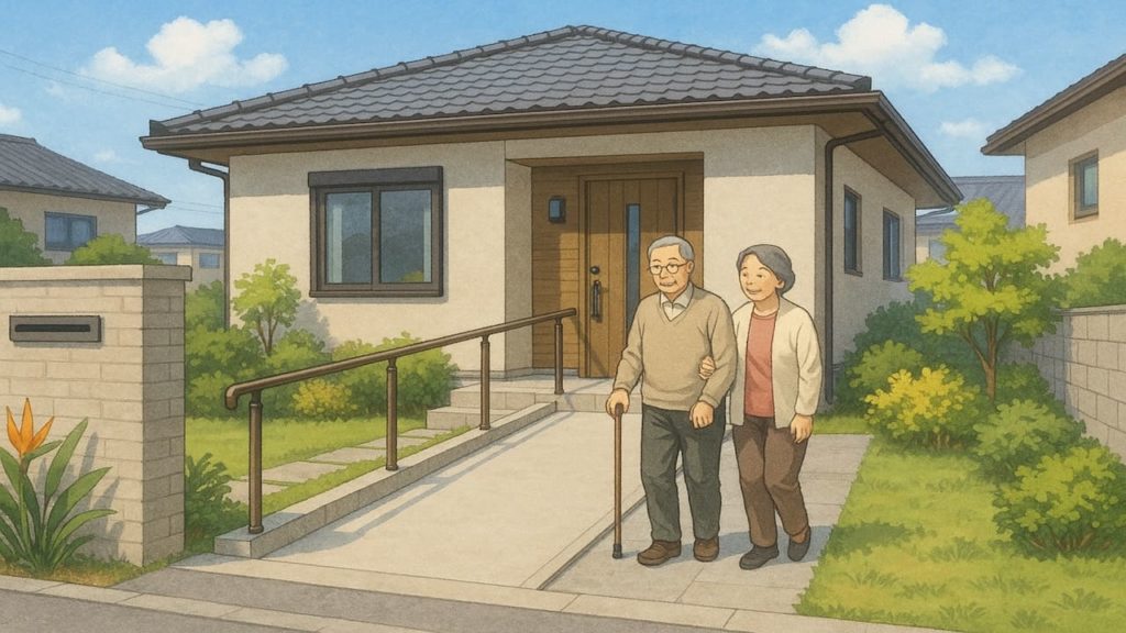 【北九州市】外構バリアフリー工事のコツ5選｜庭とテラスを使いやすく整える