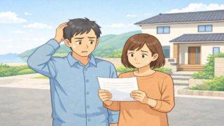 高知県で夫婦が外構見積もりで悩んでいるイメージ