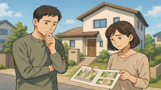 【国分寺市】外構業者の探し方と選び方|追加費用トラブル防ぐ5策 国分寺市で夫婦が外構業者の選び方と探し方を考えているイメージ