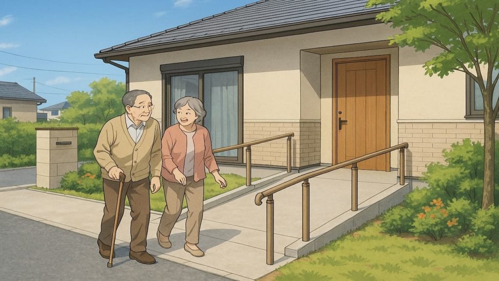 【鴻巣市】外構バリアフリー計画のポイント5個｜高齢者が暮らしやすい外構