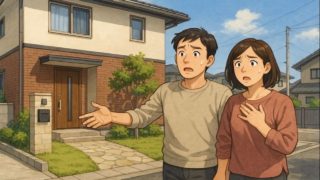 【呉市】外構工事でのトラブル5選|泣き寝入りした施主の本音 呉市で夫婦が外構トラブルで困っているイメージ