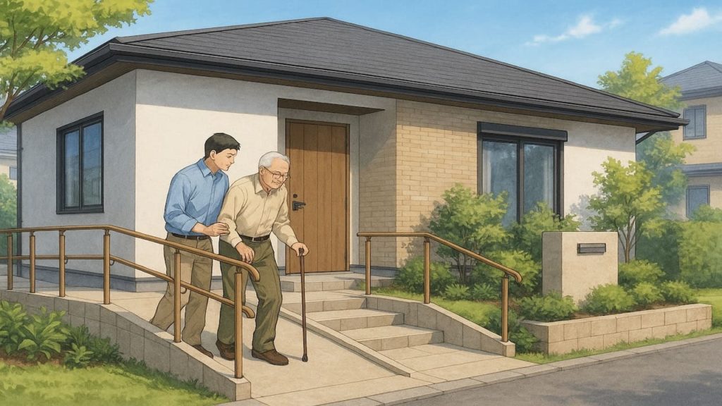 【松山市】外構のバリアフリー仕様例5つ｜通路で迷わない歩行動線