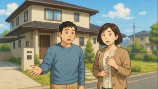 三木市で夫婦が外構トラブルで困っているイメージ