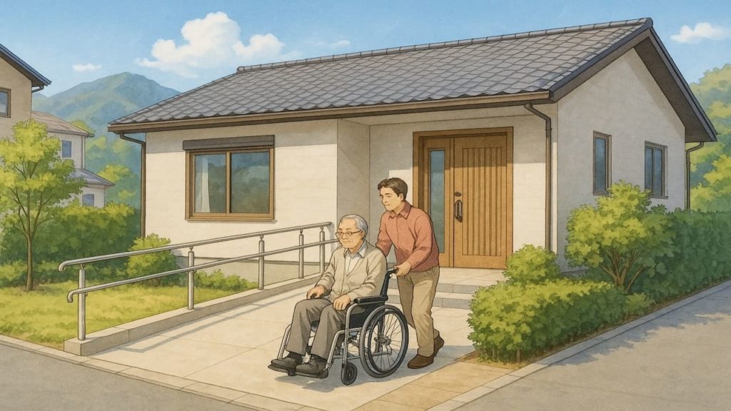 【南アルプス市】外構バリアフリー工事のコツ5選｜介護と通院をラクにする外構