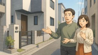 守口市で夫婦が外構トラブルで困っているイメージ