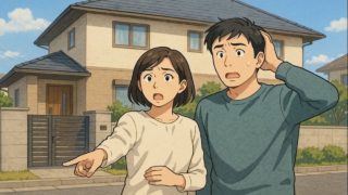 成田市で夫婦が外構トラブルで困っているイメージ