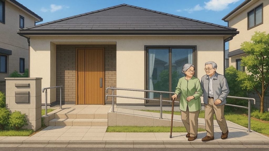 【寝屋川市】外構バリアフリー化のポイント5個｜庭とテラスを使いやすくする