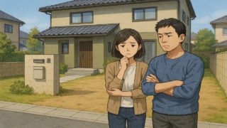 延岡市の外構工事の失敗にがっかりする夫婦のイメージ