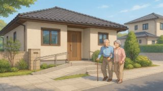 【小田原市】外構バリアフリー計画のポイント5個|今やるか後回しか決める基準 小田原市の戸建てに施工されたバリアフリー外構のイメージ