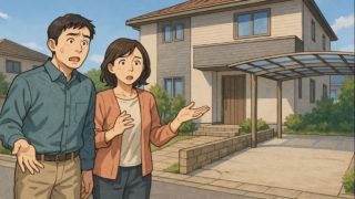 【相模原市】外構でよくあるトラブル5選|何から聞けばいいか迷う人へ 相模原市で夫婦が外構トラブルで困っているイメージ