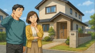 佐倉市で夫婦が外構トラブルで困っているイメージ