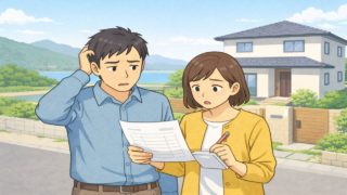 下関市で夫婦が外構見積もりで悩んでいるイメージ