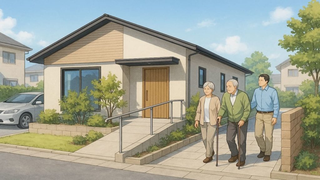 【周南市】外構バリアフリー工事のコツ5選｜通路で迷わない歩行動線