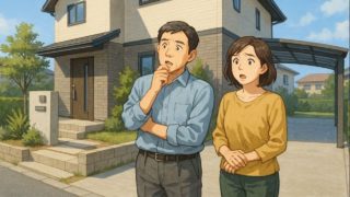 【戸田市】外構トラブルの原因5パターン|安さで選んで損した話 戸田市で夫婦が外構トラブルで困っているイメージ