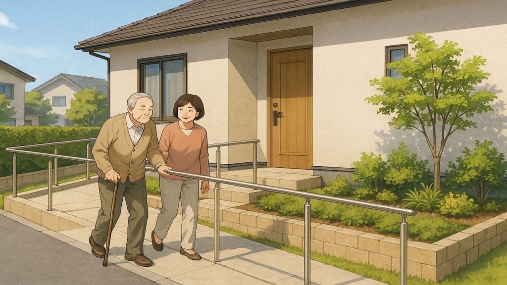 【所沢市】外構バリアフリー対応の注意点5つ｜夜も安心な転倒しにくい外構