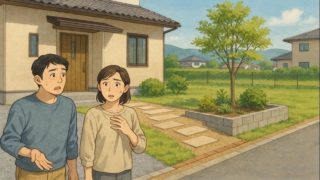 徳島県で夫婦が外構トラブルで困っているイメージ