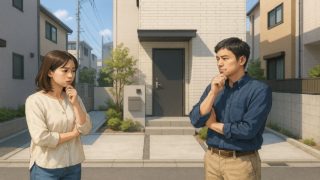 【東京都】外構業者の選び方と探し方を整理|管理が楽になる実践5コツ 東京都で夫婦が外構業者の選び方と探し方を考えているイメージ