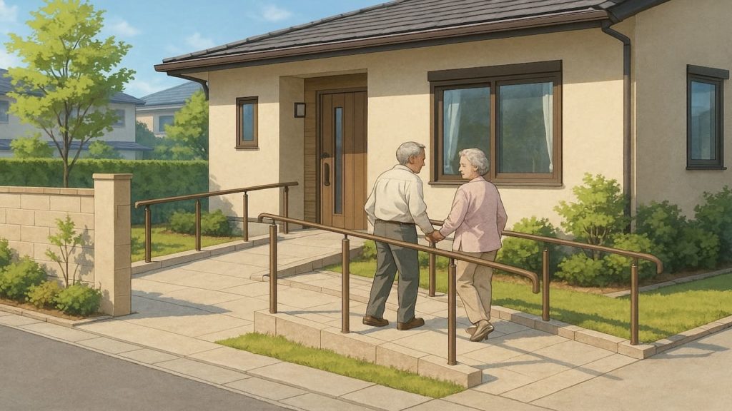 【土浦市】外構バリアフリーにするコツ5選｜玄関で転ばない入口づくり