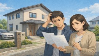 つくば市で夫婦が外構見積もりで悩んでいるイメージ