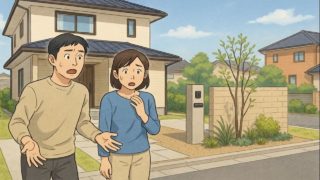 【弥富市】外構で注意したいトラブル5例|最低限おさえたい基礎知識 弥富市で夫婦が外構トラブルで困っているイメージ