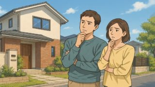 【横浜市】外構業者の選び方と探し方を解説|管理が楽になる実践5コツ 横浜市で夫婦が外構業者の選び方と探し方を考えているイメージ