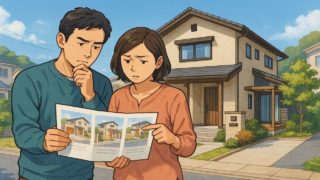 【横須賀市】外構業者の選び方と探し方の基本|初心者向け基本の5ステップ 横須賀市で夫婦が外構業者の選び方と探し方を考えているイメージ