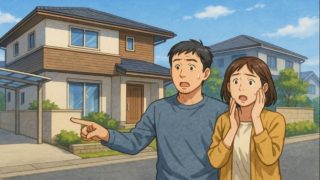 横須賀市で夫婦が外構トラブルで困っているイメージ